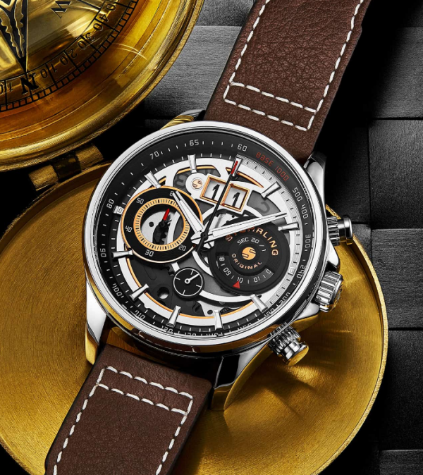 Jam Aviator dengan fitur tachymeter